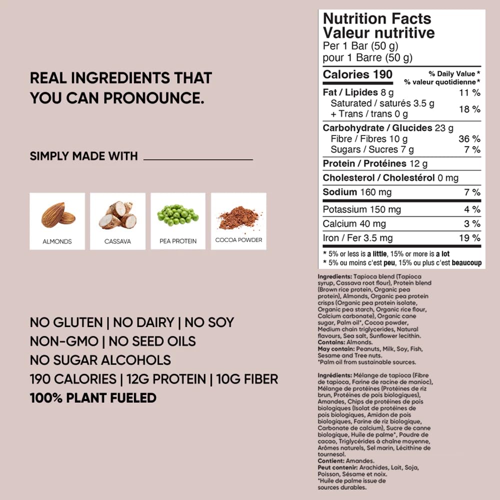 TRUBAR cookies and creamy bar front shot emphasizes indulgent flavor with clean ingredients.