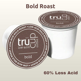 TRUCUP coffee pod dispensing shot highlights convenient, mess-free daily brewing.