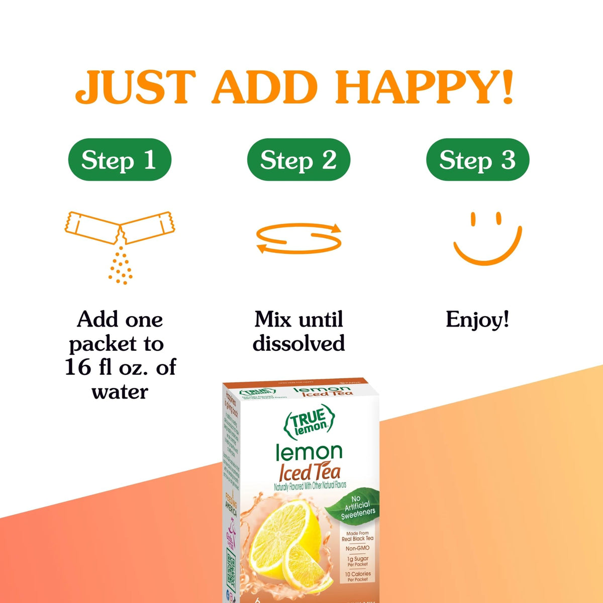 Bright lemon slices with True Citrus Lemon Iced Tea Mix for fresh flavor