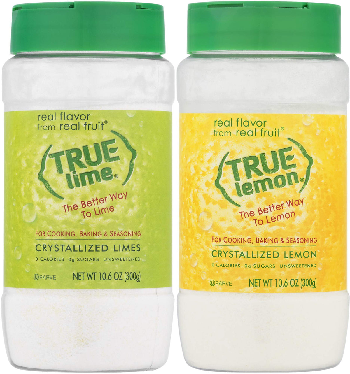 True Citrus True Lemon Shaker bottle front with zero-calorie lemon flavor boost