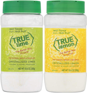 True Citrus True Lemon Shaker bottle front with zero-calorie lemon flavor boost