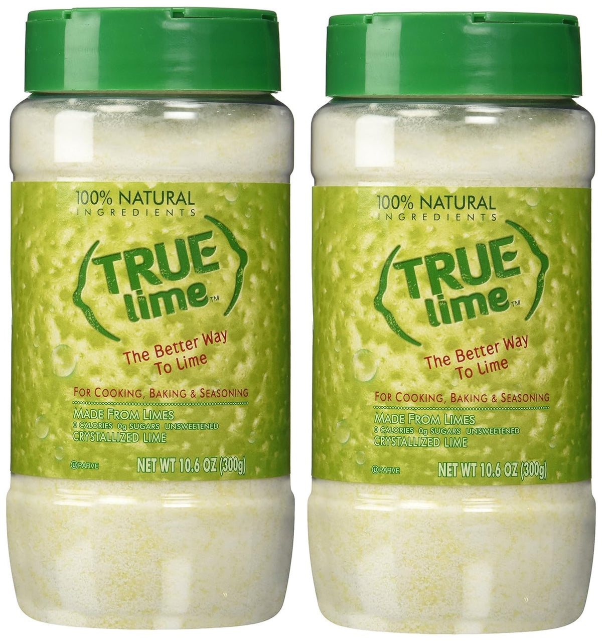 True Citrus Lime Shaker 2pk front view for convenient lime flavor on the go.