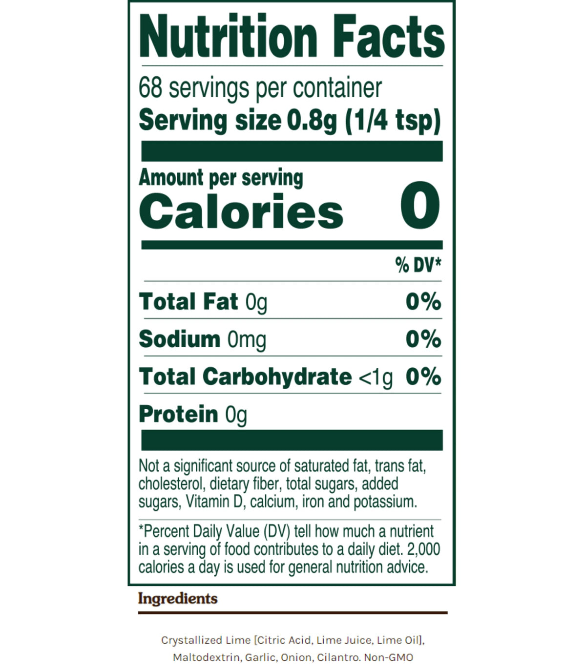 True Citrus Lime Shaker brightens pasta, rice, and side dishes.