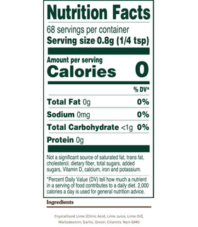 True Citrus Lime Shaker brightens pasta, rice, and side dishes.