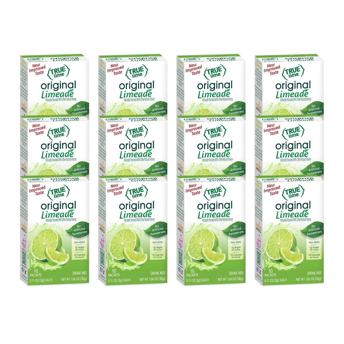 True Citrus Limeade stick dissolving in water for refreshing hydration.