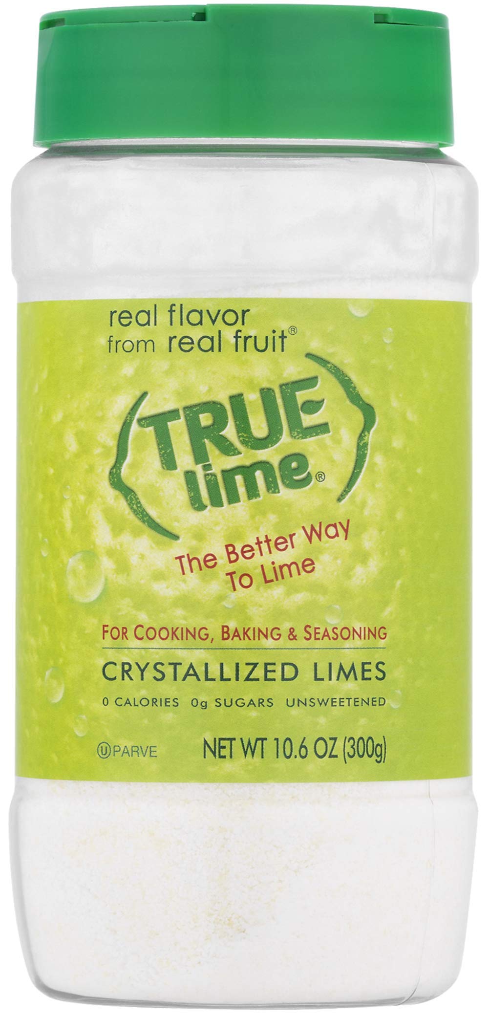 Pouring True Citrus True Lime shaker into water for a refreshing drink