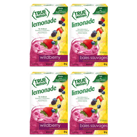 True Citrus Wildberry Lemonade four box pack displayed for convenience
