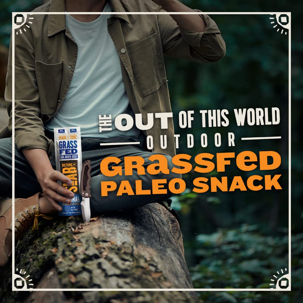 True Jerky antibiotic-free slab – responsibly sourced beef for clean snacking.