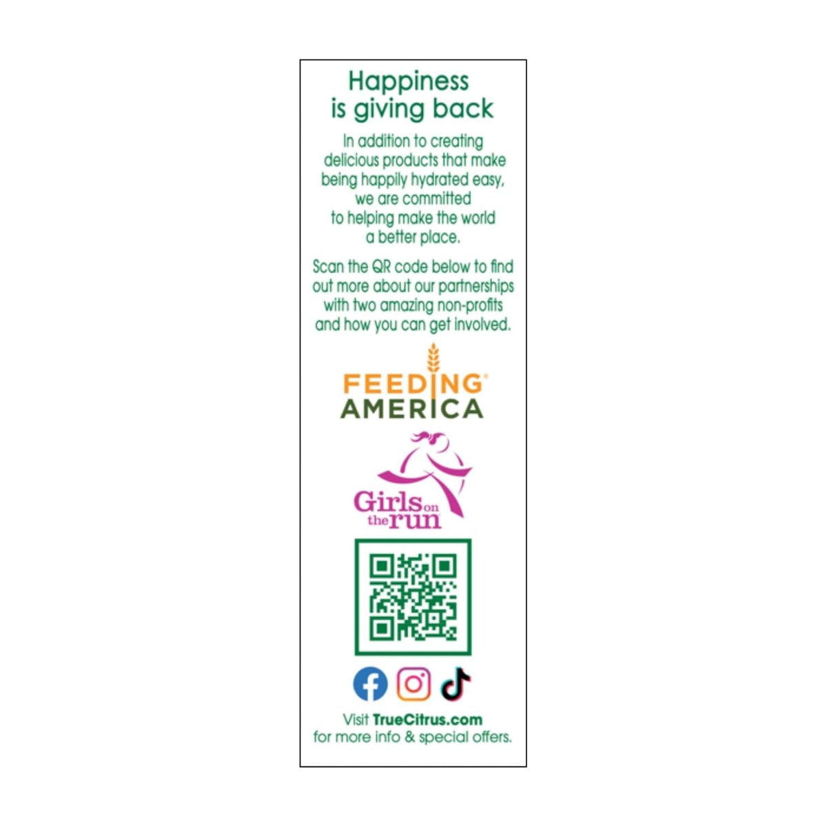 True Lemon Energy uses natural stevia for sweetness.