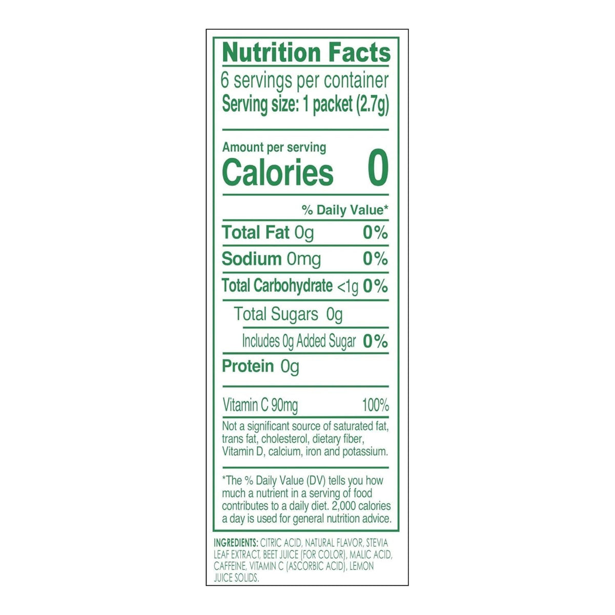 True Lemon Energy packets dissolving in water for easy hydration.
