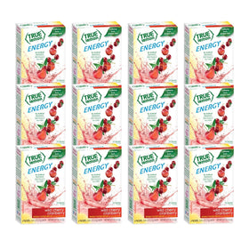 True Lemon Energy Wild Cherry Cranberry packets ready for a sugar-free boost.