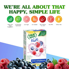 True Lemon Kids Blue Raspberry gluten- and sodium-free formula for kids