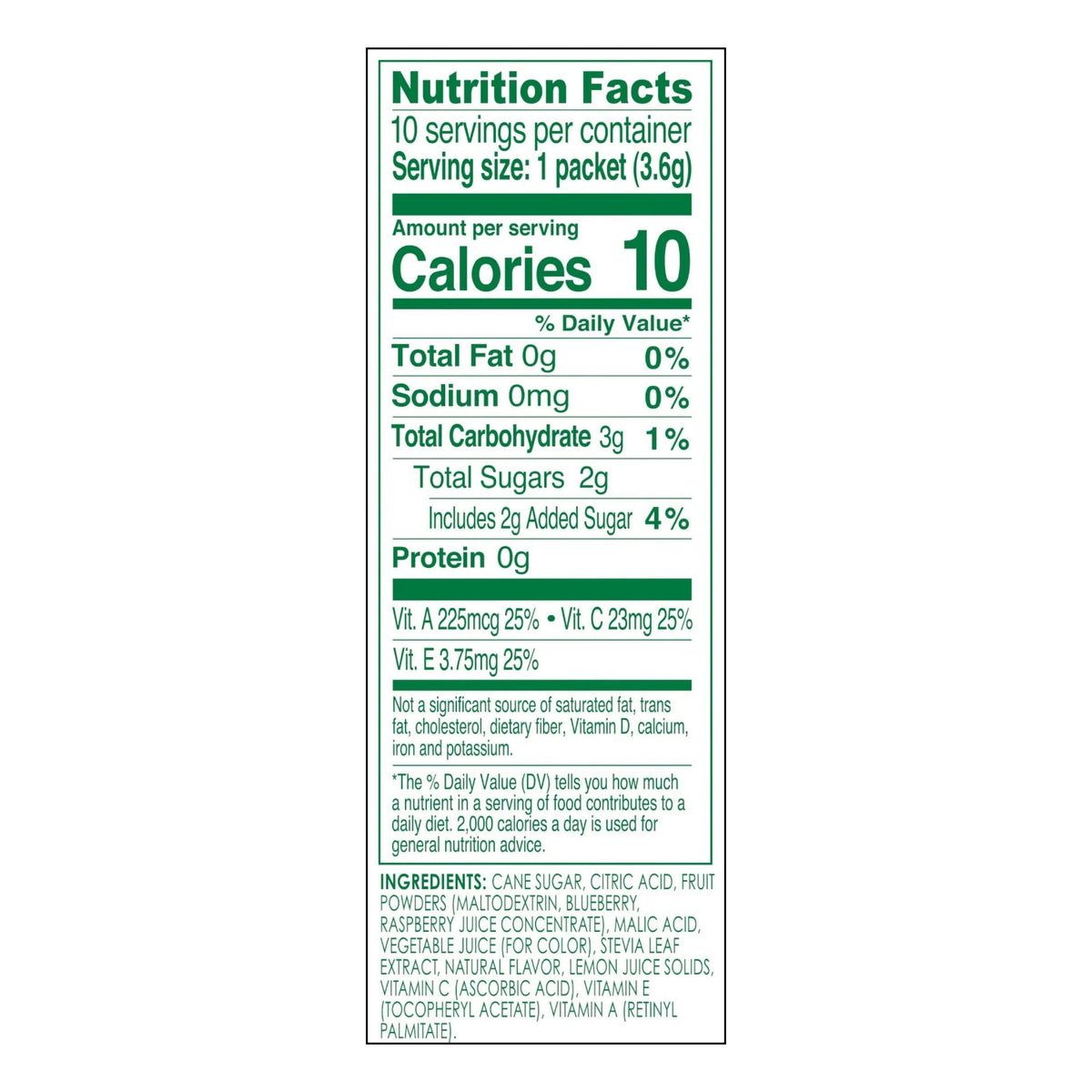True Lemon Kids Blue Raspberry packets pack shown for easy on-the-go hydration