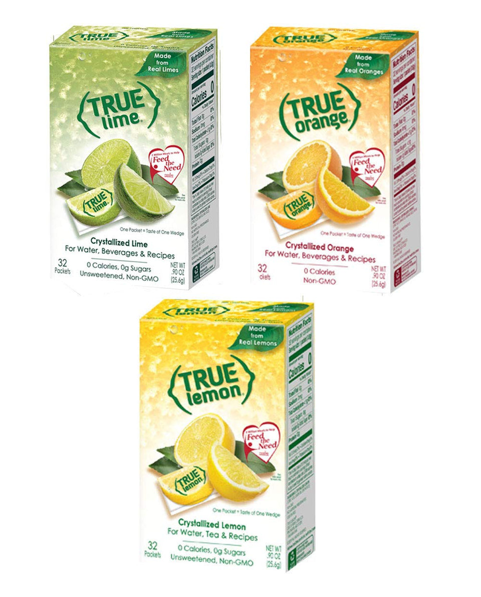 True Lemon Kit lemon 32ct: bright citrus for water and recipes.