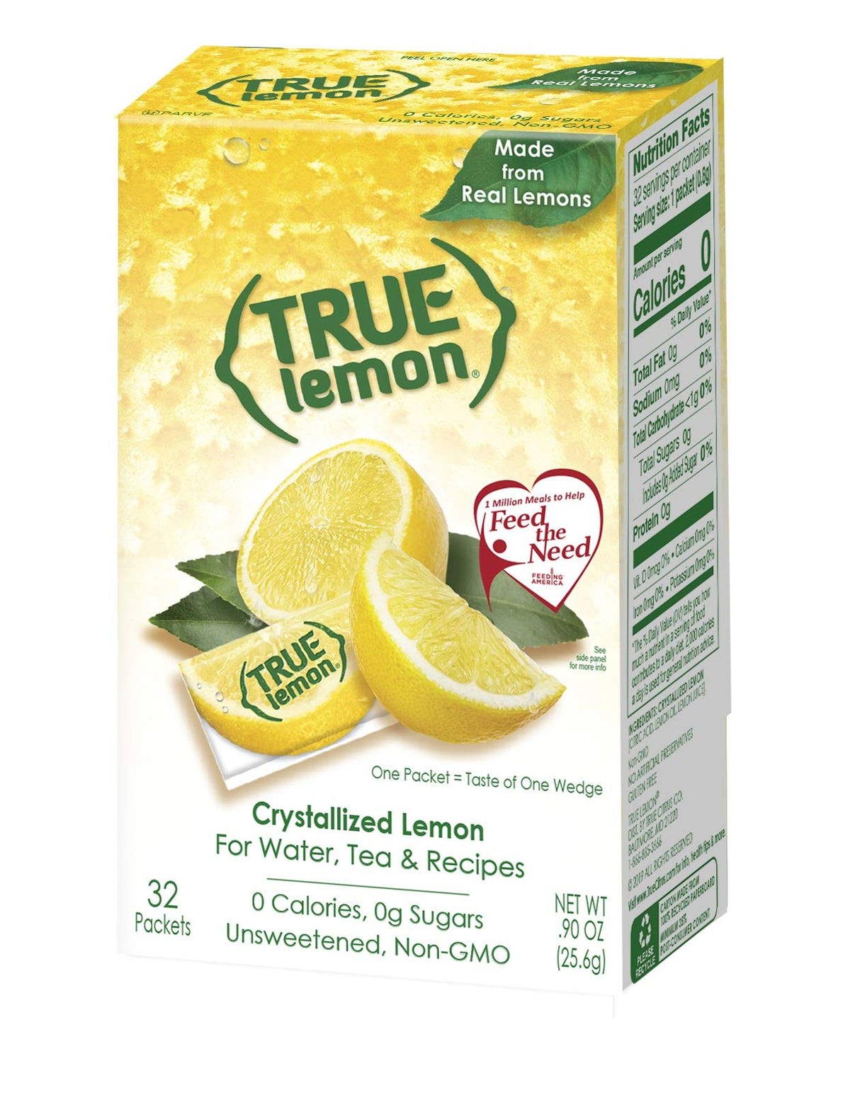 True Lemon Kit lime 32ct: tangy zest for beverages.