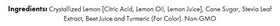 True Lemon lemonade tasting spoon highlighting individual servings.