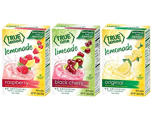 True Lemon Lemonade Variety Pack front view with on-the-go flavor options.