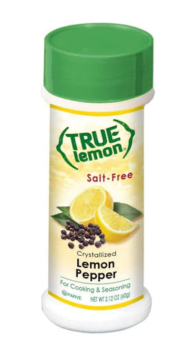 True Lemon Lime Garlic Cilantro spice shaker close-up for fresh flavor.