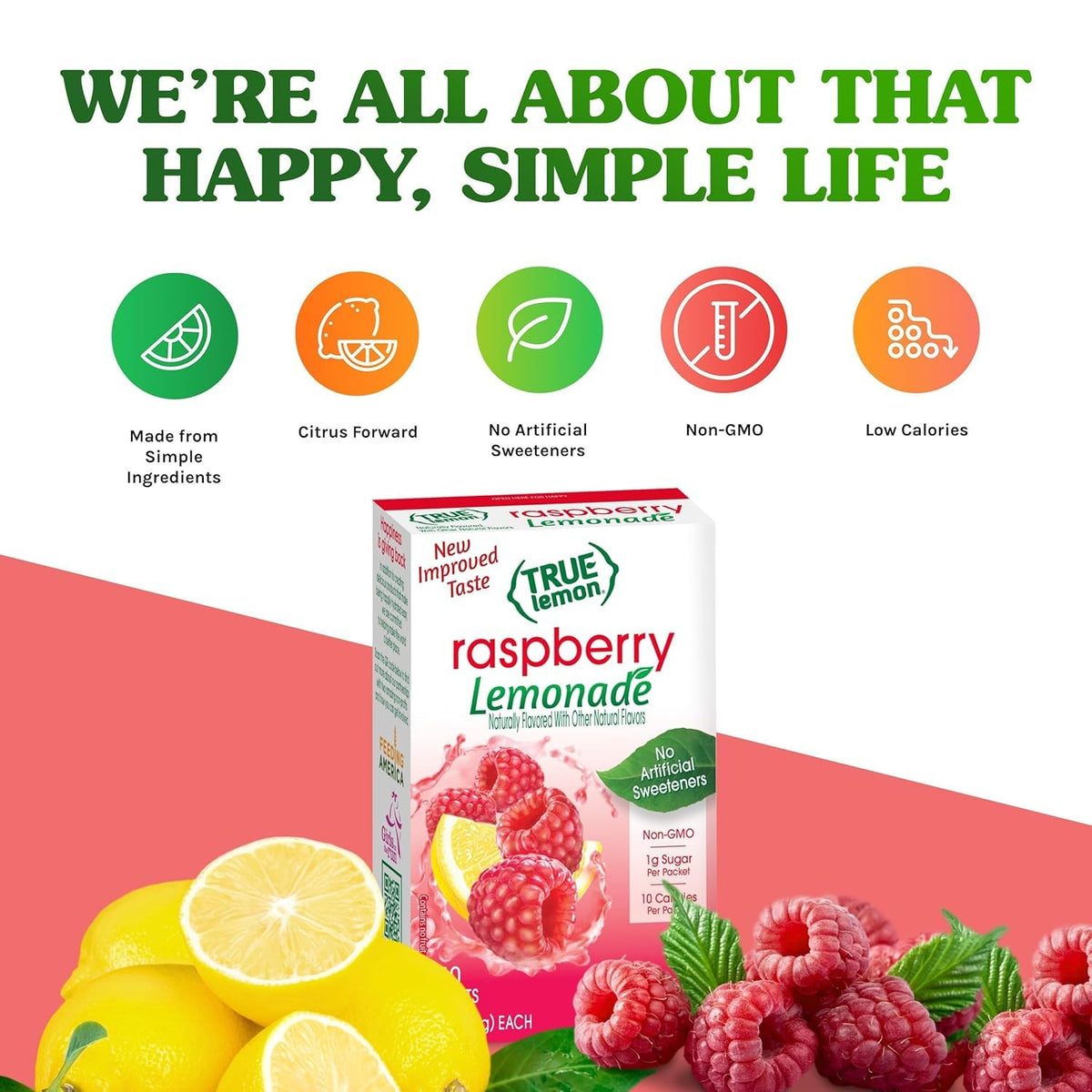 Kids enjoy True Lemon Raspberry Lemonade as a tasty hydration option.