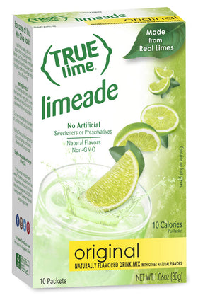 Office kitchen with True Lime packets for quick flavor boosts