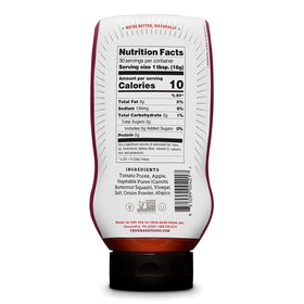 True Made Foods ketchup squeeze poured over fries for a savory sugar-light dip.