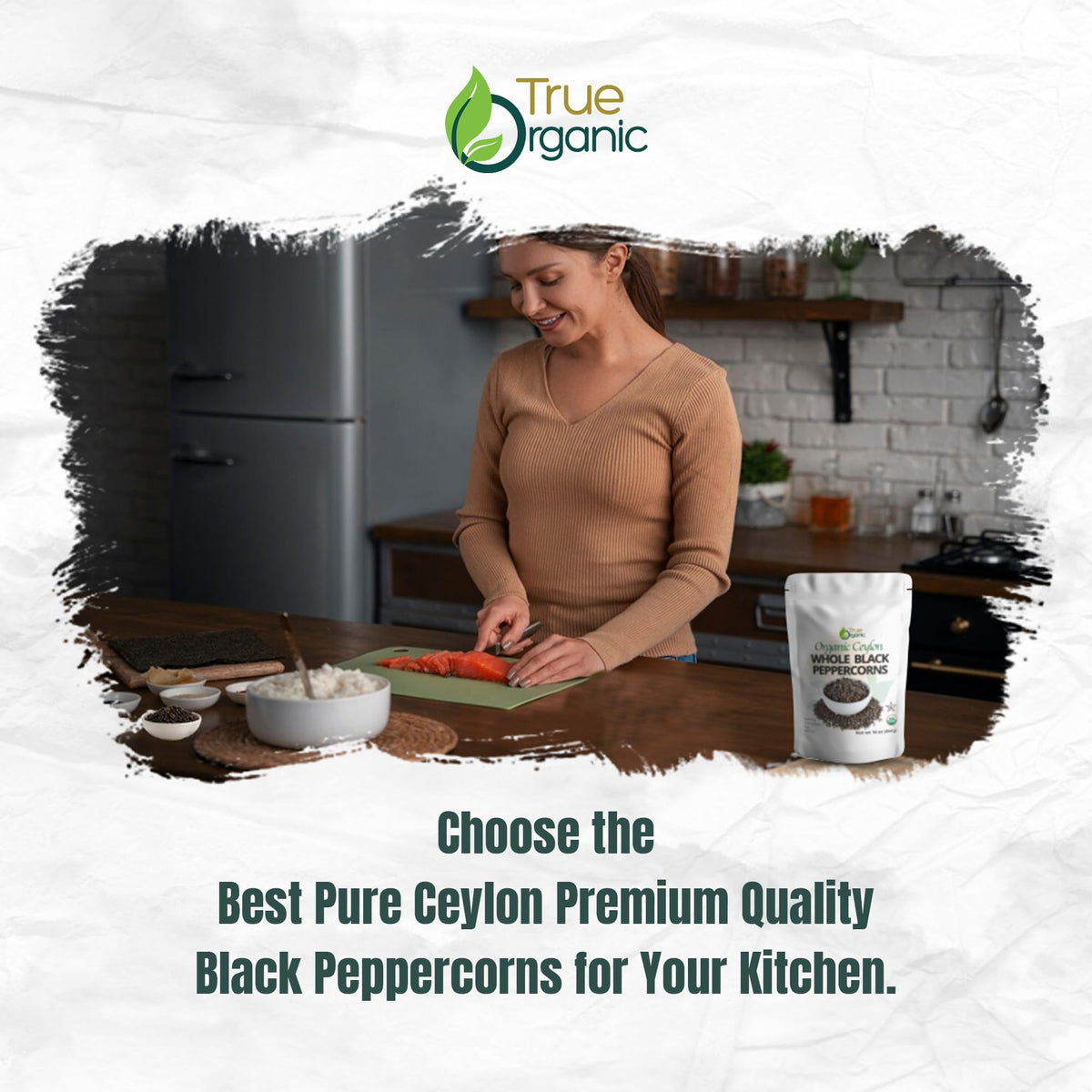 True Organic peppercorns with kosher certification for diverse kitchens