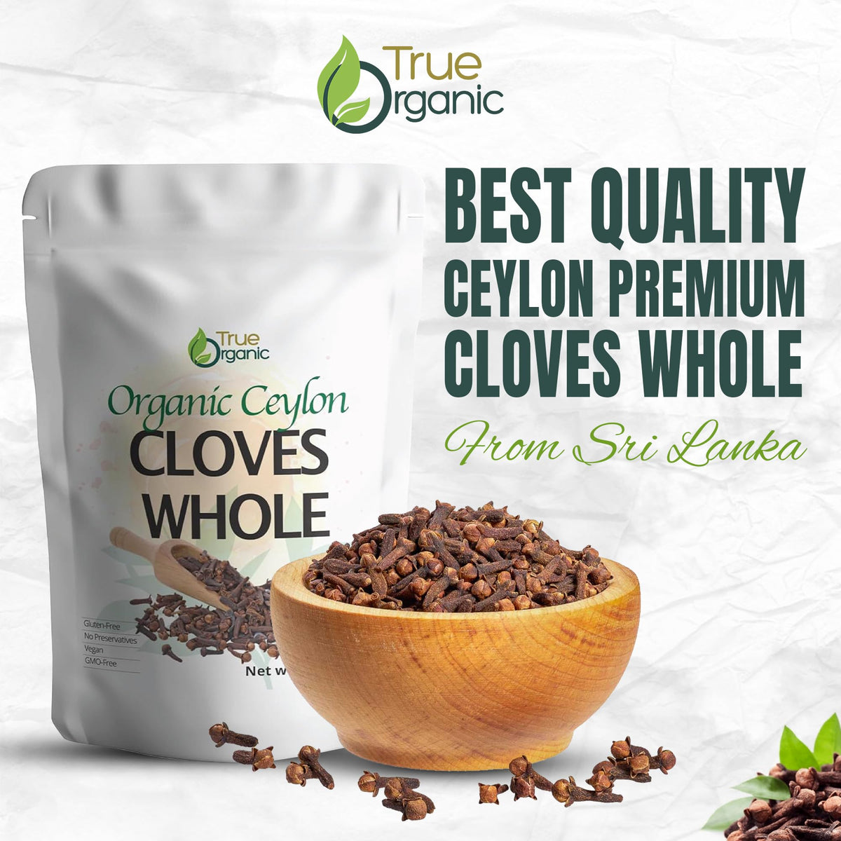 True Organic Ceylon cloves whole in a curry dish shows versatility.