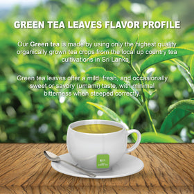 True Organic green tea provides a clean, vibrant cup suitable for daily rituals.