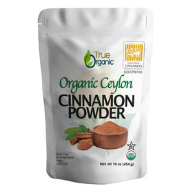 True Organic Pure Ceylon Cinnamon Powder 1lb adds aroma to baking and cooking