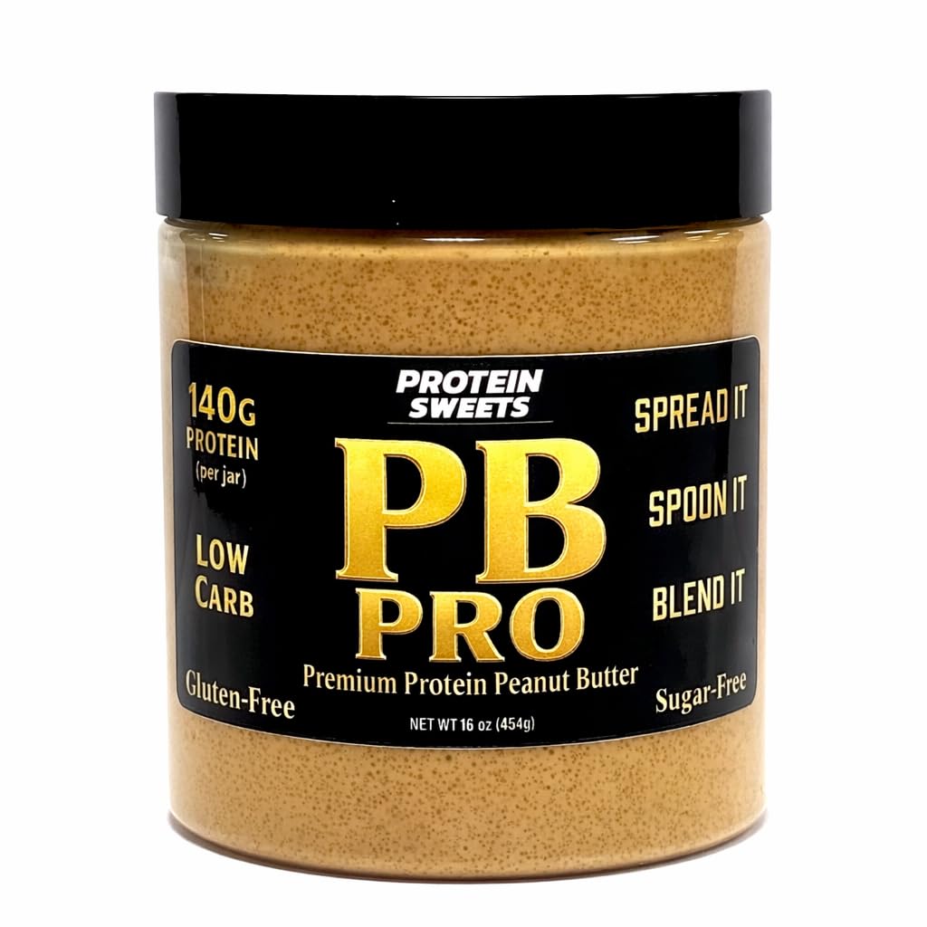 TRUE PATH High Protein Peanut Butter jar close-up showing creamy texture for protein-rich snacking