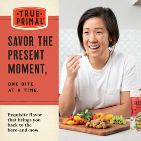 Gluten-free, grain-free True Primal meatballs ideal for keto and Paleo