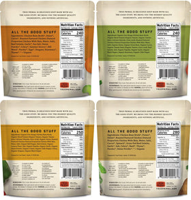 True Primal Souper heat-ready pouch for fast, satisfying lunches.