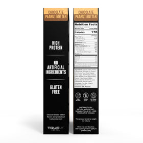 Pouring TRUELY Protein Cereal with milk, highlighting a low-sugar, fiber-rich option.