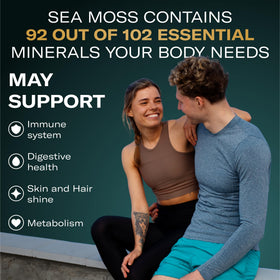TrueSeaMoss yields up to 200oz gel, suitable for smoothies and soups.