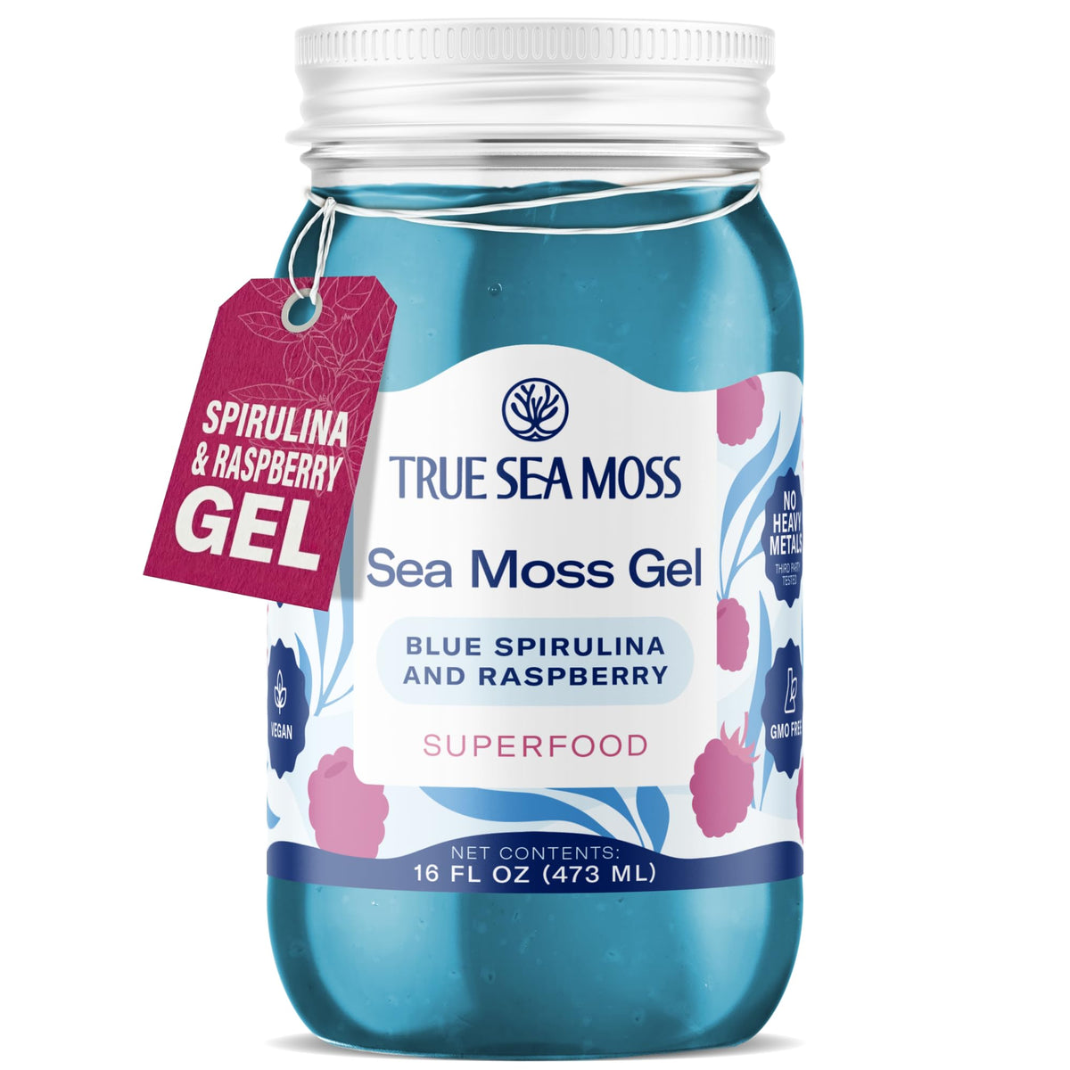 TrueSeaMoss sea moss gel jar for effortless daily supplementation in smoothies.