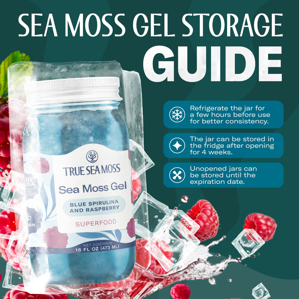 TrueSeaMoss Sea Moss Gel smooth texture close-up