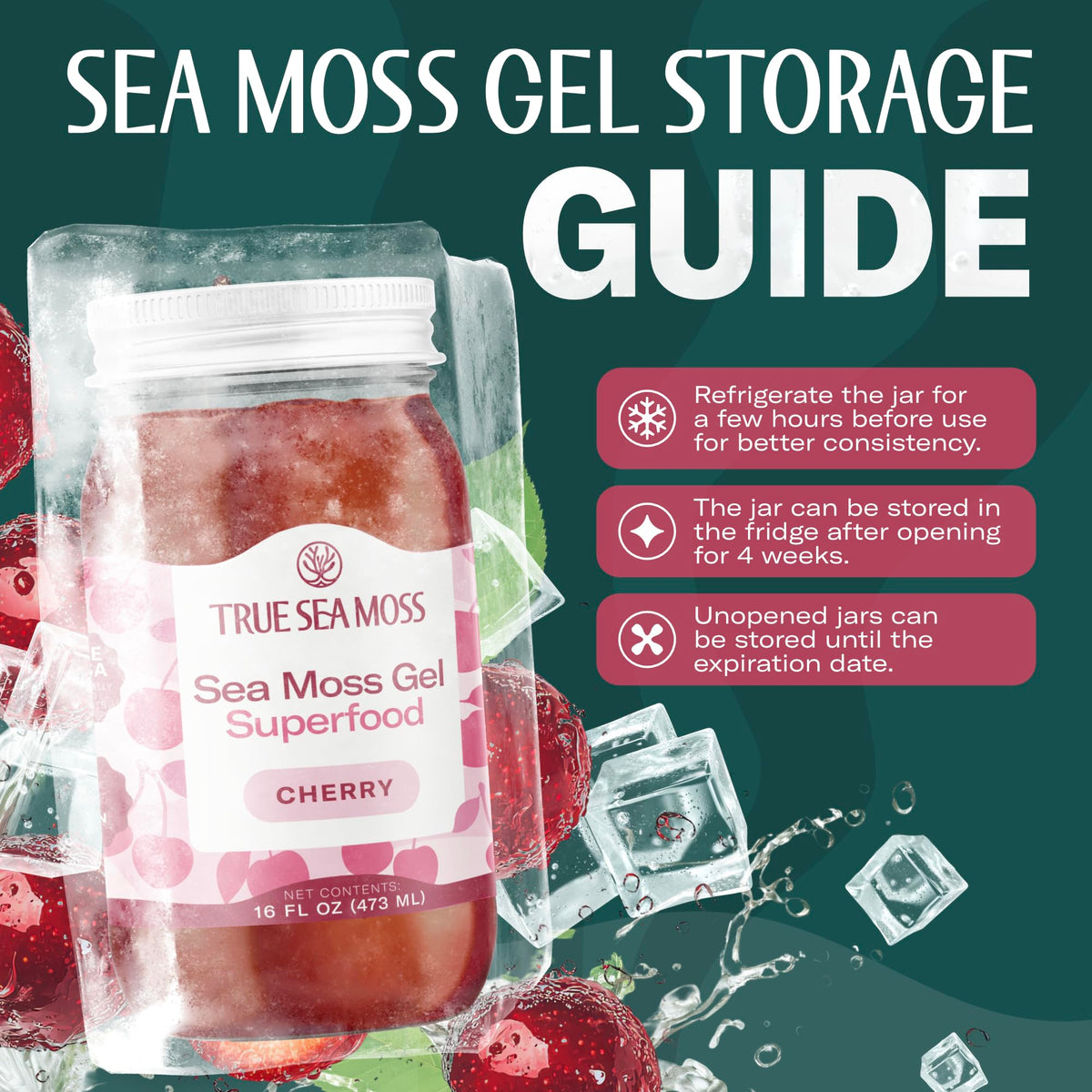 Pack of two TrueSeaMoss jars for convenience