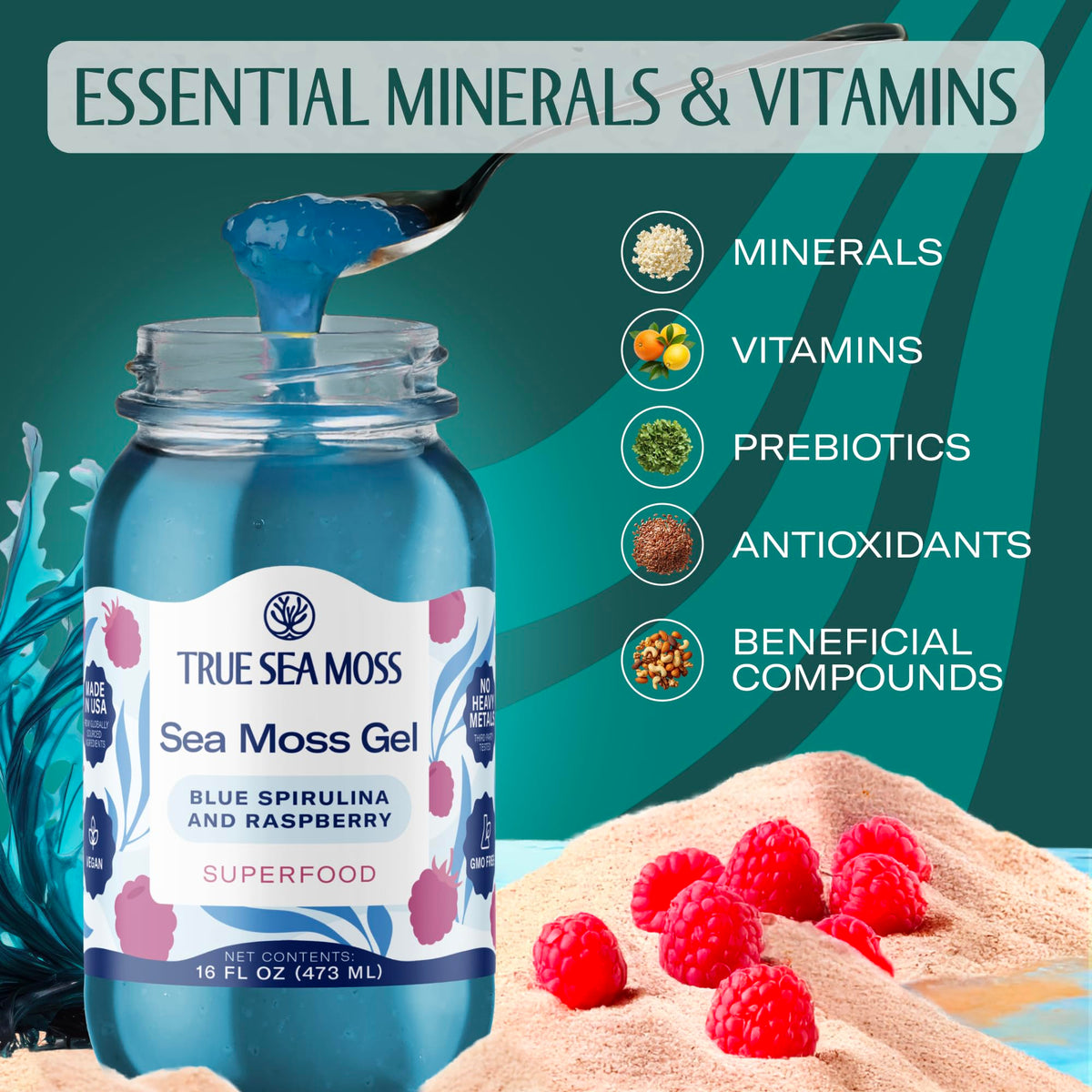 TrueSeaMoss USA-made facilities with FDA registration and testing