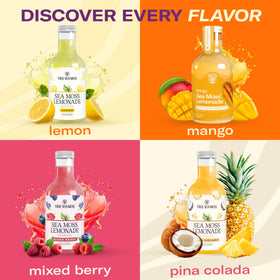 TrueSeaMoss Variety Pack shows four flavors for trial and selection.
