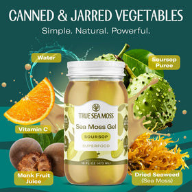 TrueSeaMoss wildcrafted sea moss; natural coastal sourcing.