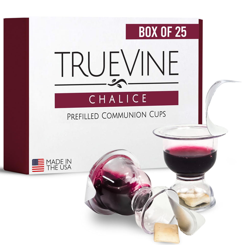 TrueVine chalice cups packaged for easy handling and setup
