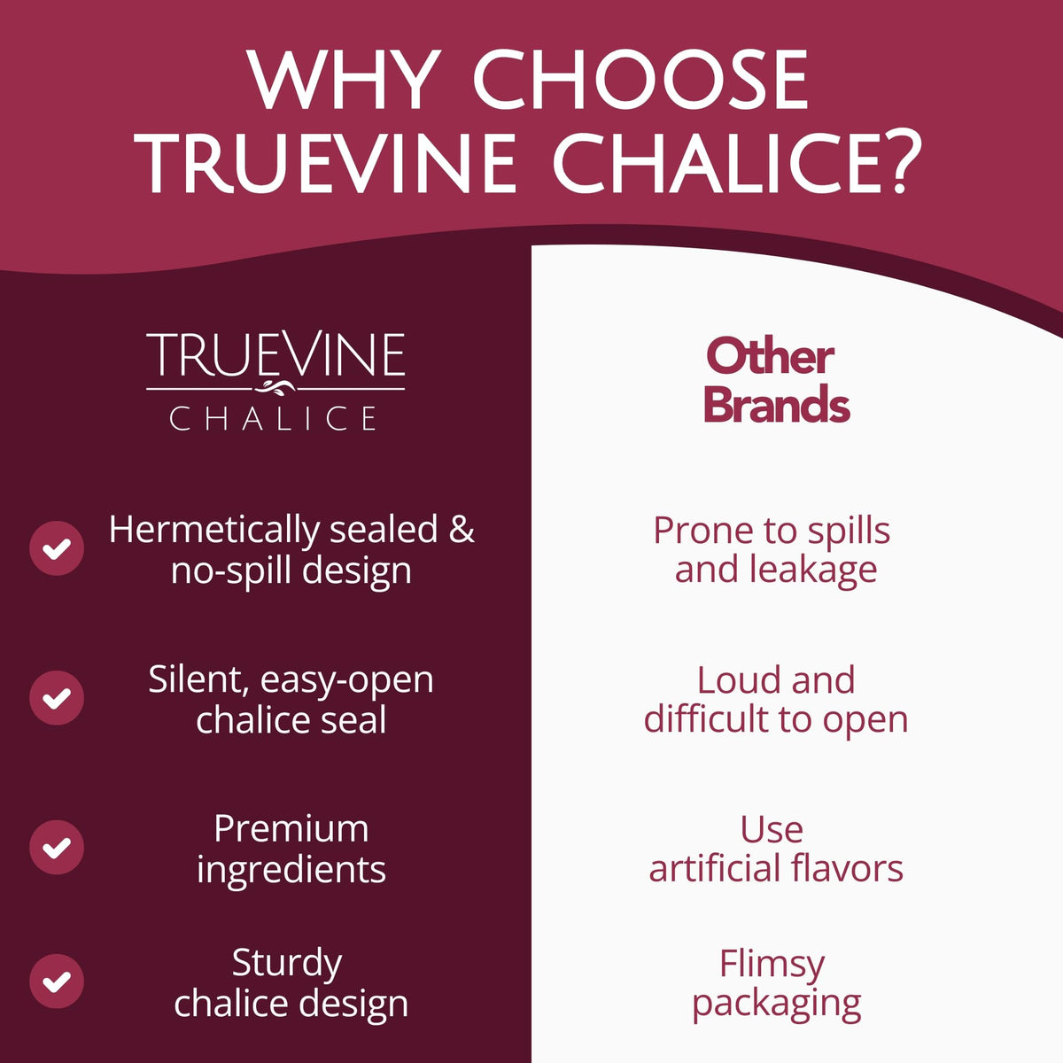 TrueVine USA sourced ingredients label indicating freshness.
