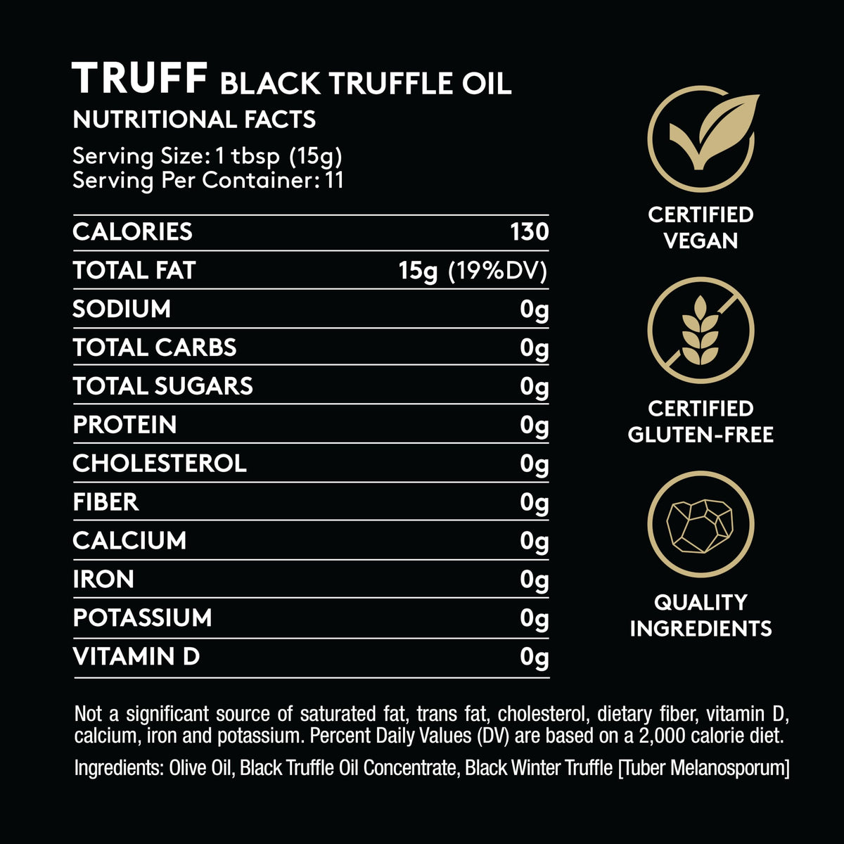 Roasted chicken finished with TRUFF Black Truffle Oil for subtle notes.
