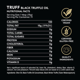 Roasted chicken finished with TRUFF Black Truffle Oil for subtle notes.