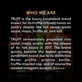 TRUFF Black Truffle Salt steak-dish boosts premium aroma and savor on steaks