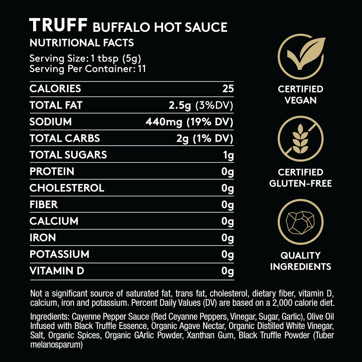 TRUFF Buffalo Sauce on mac and cheese: silky texture and tangy kick for comfort plates.
