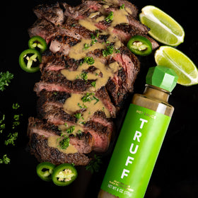 TRUFF Jalapeño Lime packaging shows premium, gourmet branding