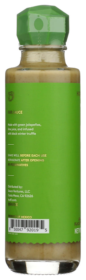 TRUFF Jalapeño Lime dish served to highlight glossy color and aroma