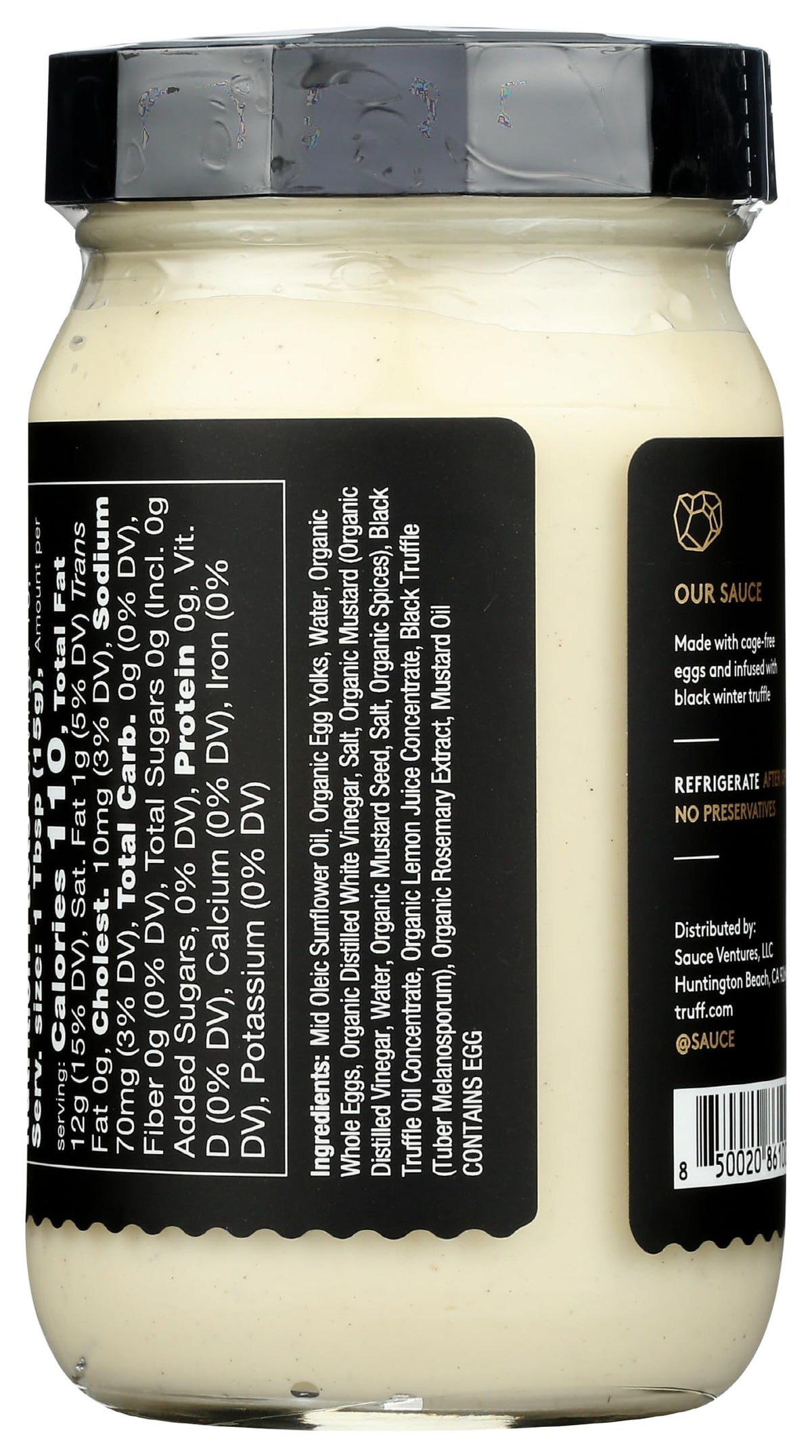TRUFF mayo bottle pouring shows creamy texture ideal for sandwiches.
