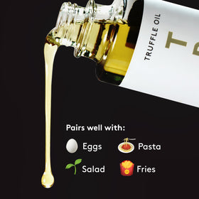 TRUFF White Truffle Oil potatoes-dressing elevates roasted potatoes with aromatic flair.
